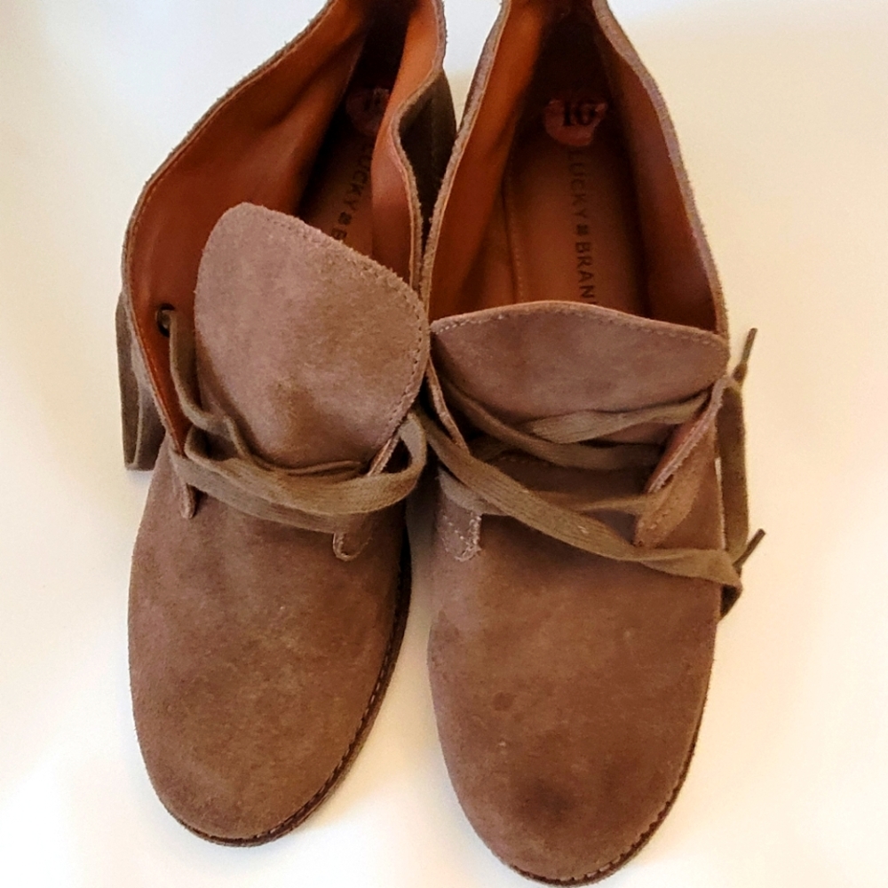 Lucky Brand Boots size 10 suede - Picture 5 of 8